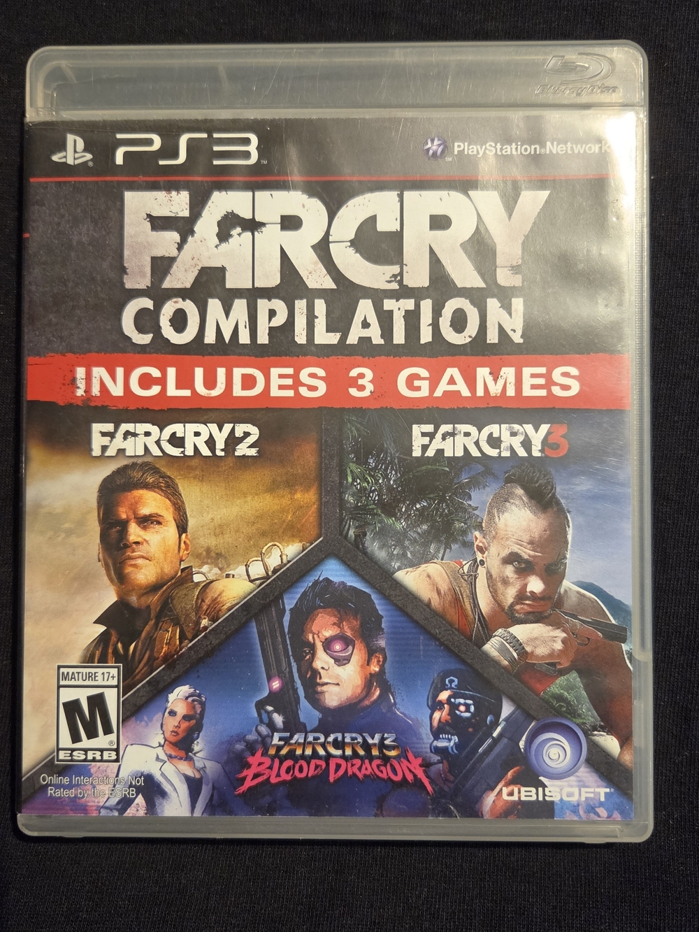Far Cry Compilation (PS3) - Black and Red Artwork
